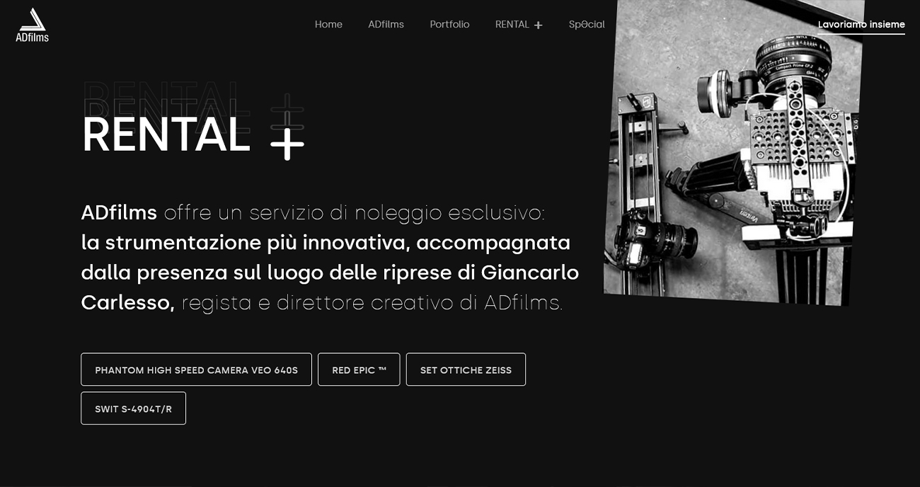 Sito web ADfilms
