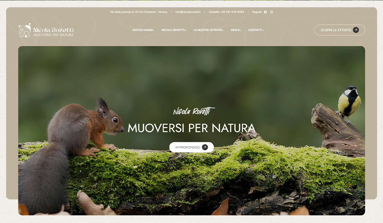 Sito web Nicola Rovetti