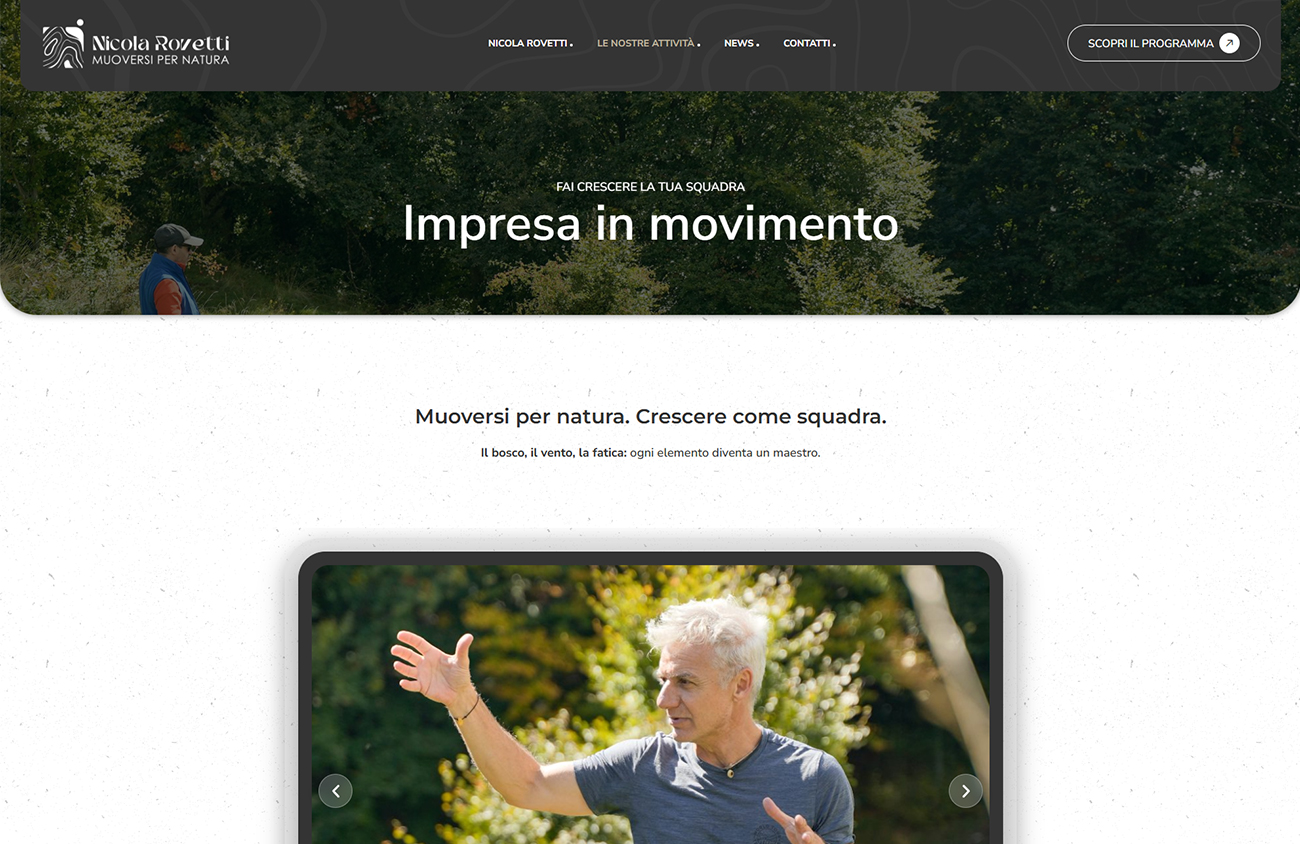 Sito web Nicola Rovetti